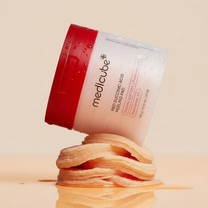 MEDICUBE Red Succinic Acid Peeling Pads
