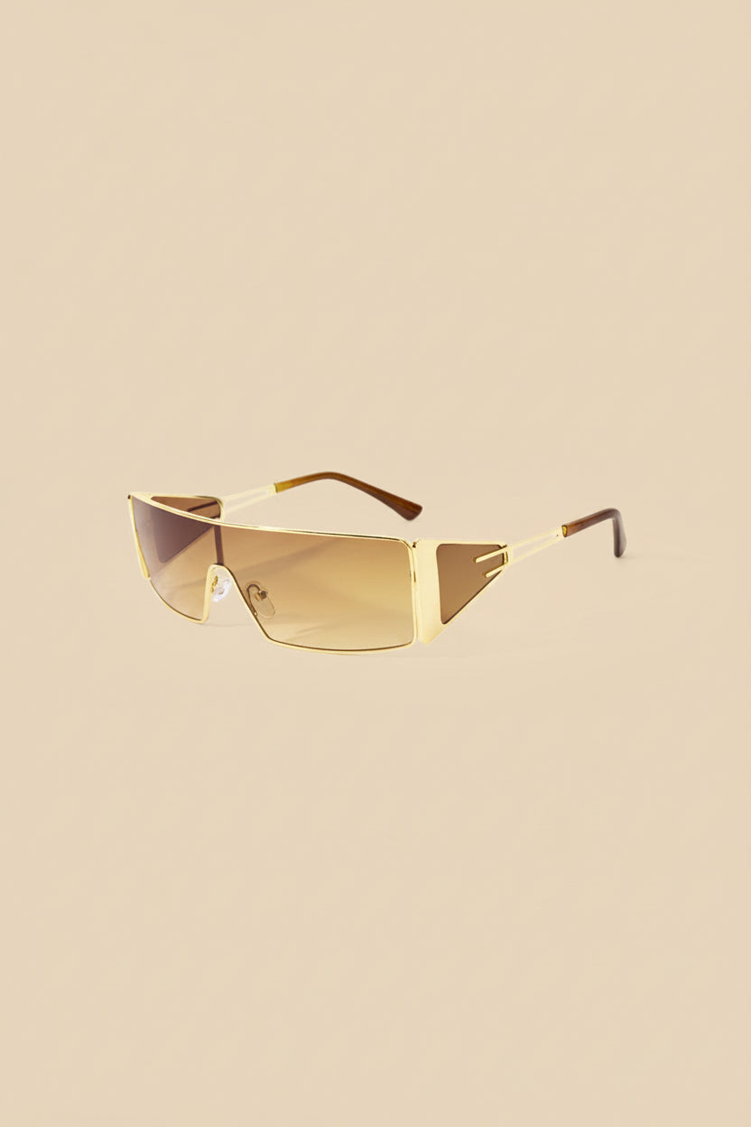 Meta Square Frame Sunglasses