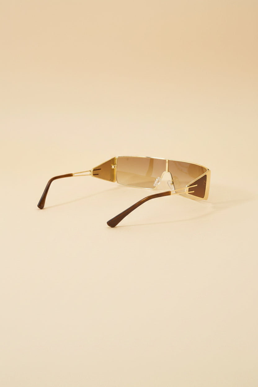 Meta Square Frame Sunglasses