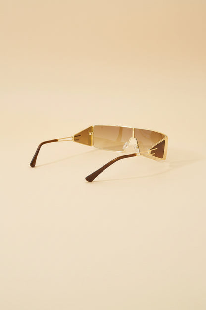 Meta Square Frame Sunglasses
