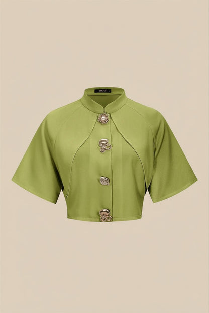 Metalic Tetured Slim Blazer