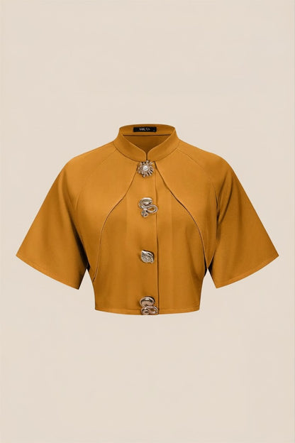 Metalic Tetured Slim Blazer